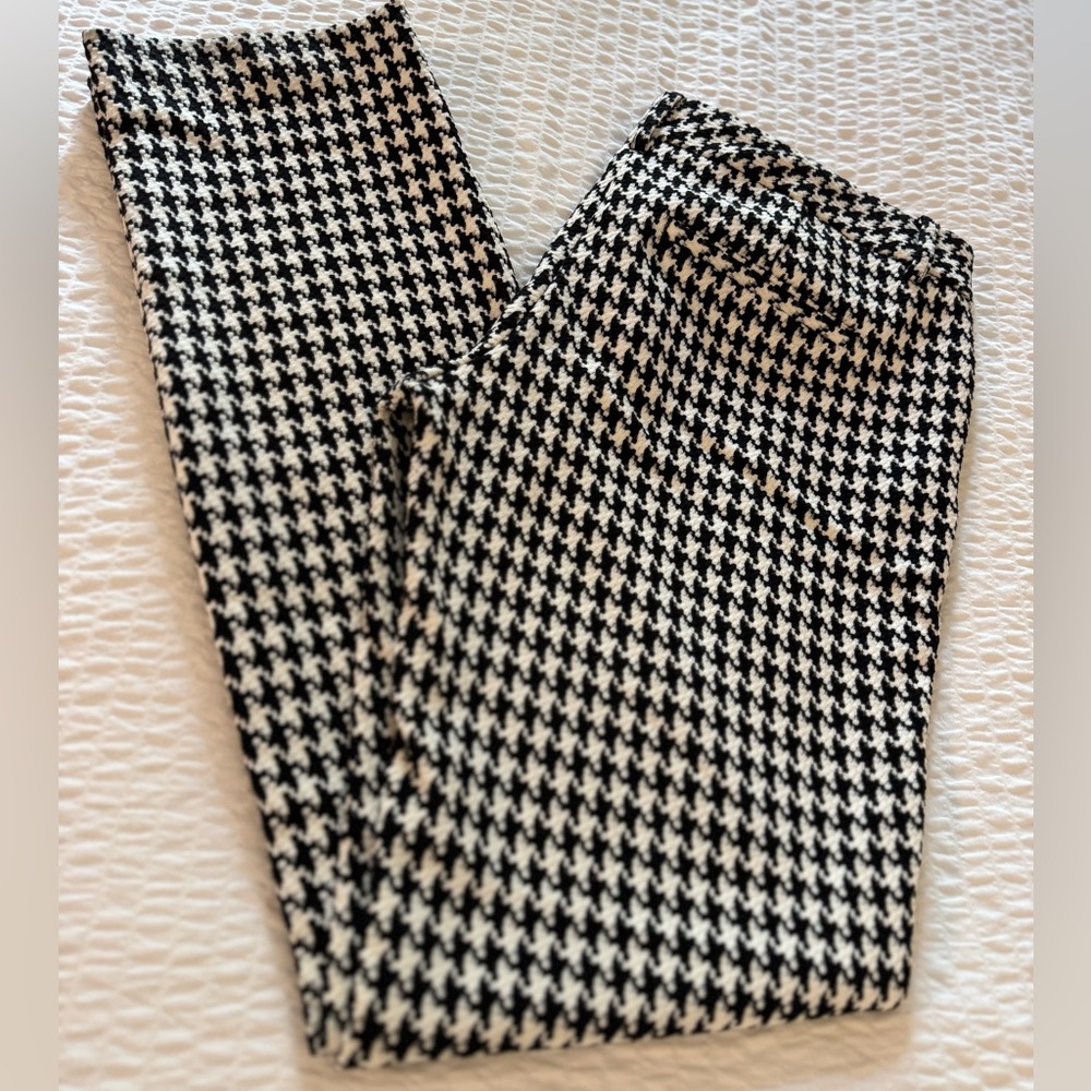 Express Columnist Houndstooth Trousers, Size 6 - image 2